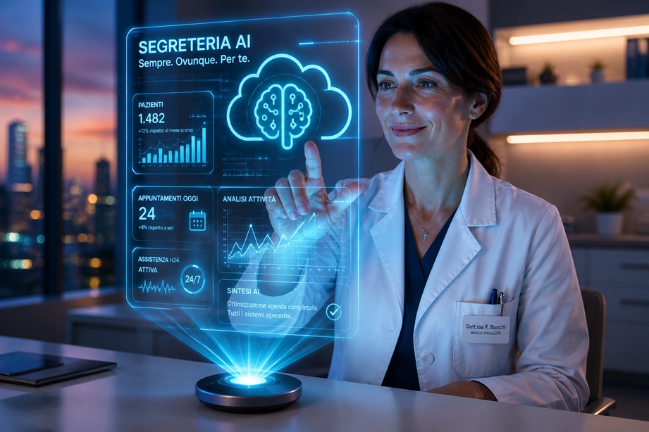 Segreteria AI di I-Med: assistente virtuale per telefono e WhatsApp