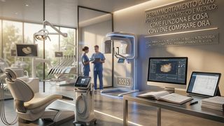 Studio dentistico con TAC/CBCT di nuova generazione e postazioni digitali: l'agevolazione Iperammortamento 2026 al +180% sugli investimenti in tecnologia