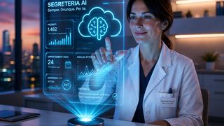 Segreteria AI di I-Med: centralino virtuale attivo su telefono e WhatsApp per lo studio medico